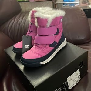 Sorel winter boots childrens whitney strap WATERPROOF